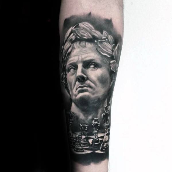 tatuaje estatua romana61