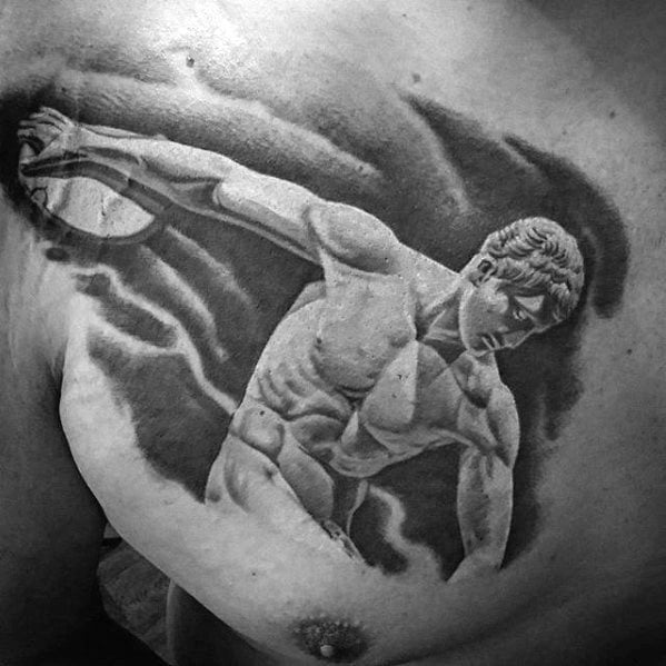 tatuaje estatua romana63