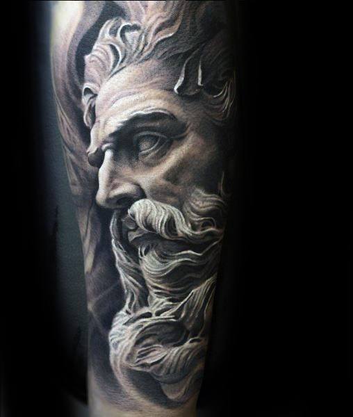 tatuaje estatua romana73