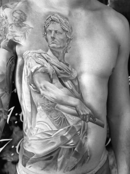 tatuaje estatua romana75