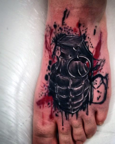 tatuaje granada 61