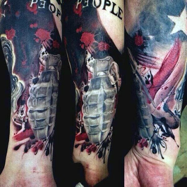 tatuaje granada 65