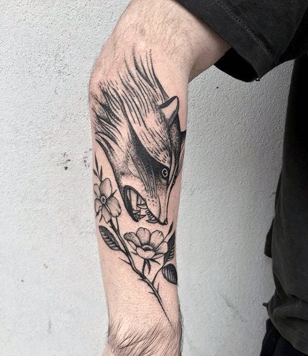 tatuaje mapache 17