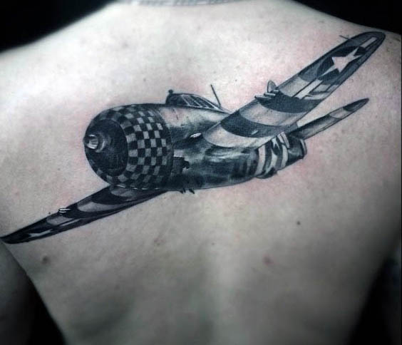 tatuaje avion 43