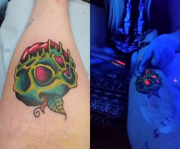 tatuaje brillan en la oscuridad 83