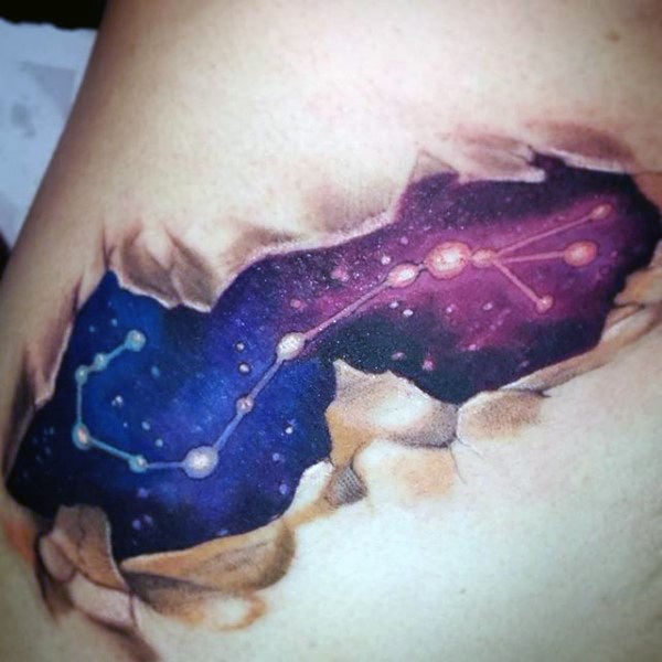 tatuaje constelacion 37
