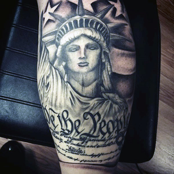 tatuaje estatua de la libertad 115