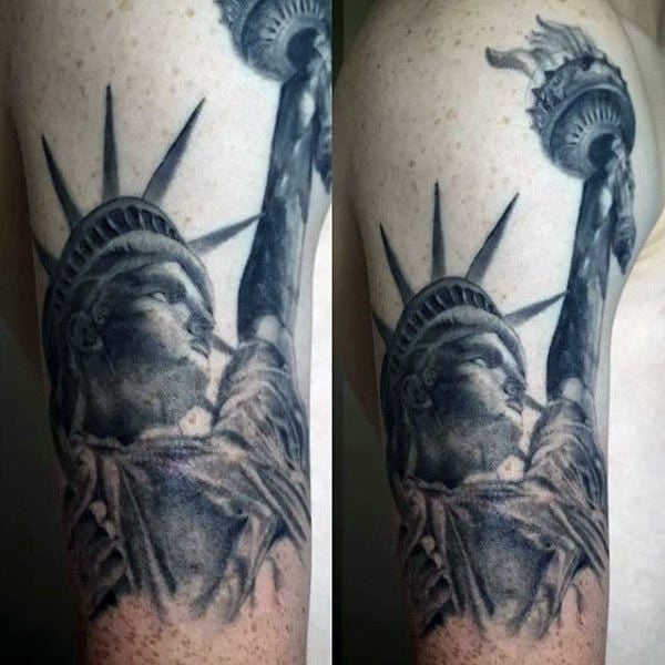 tatuaje estatua de la libertad 51