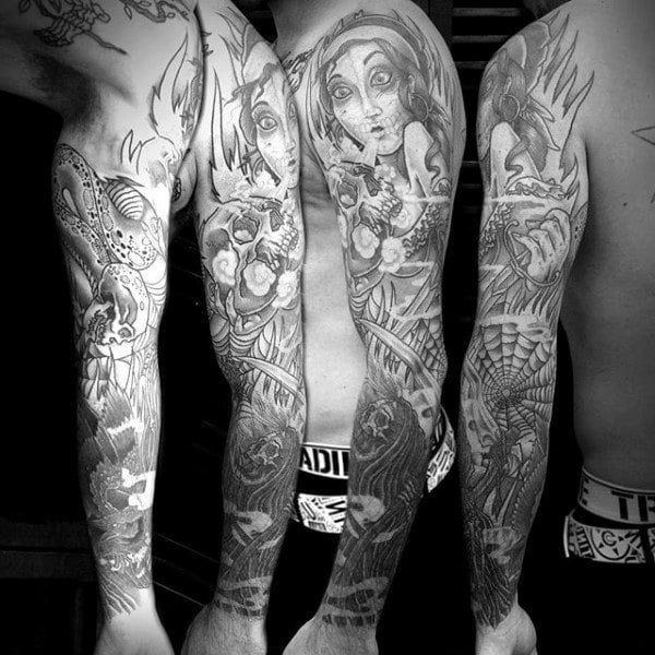 tatuaje manga calavera 79