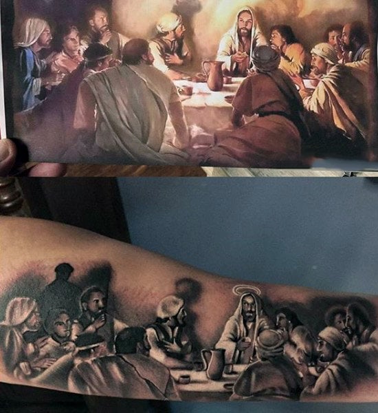45 Tatuajes de la Última Cena de Leonardo da Vinci