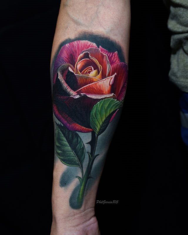 tatuaje rosa 147