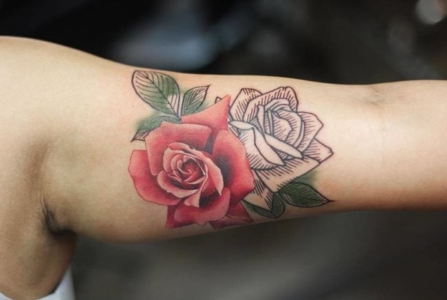 tatuaje rosa 149
