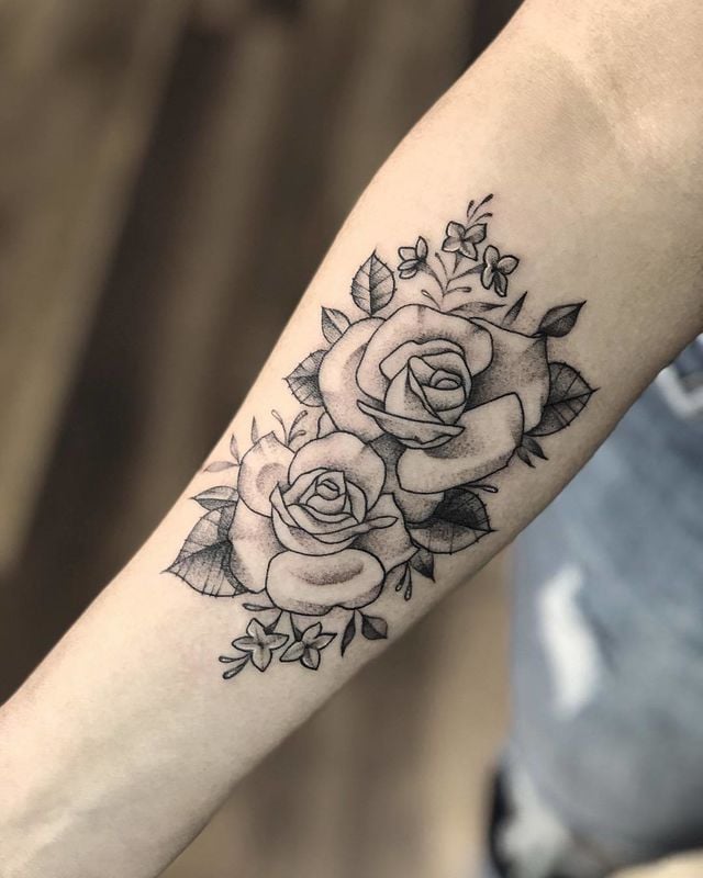 tatuaje rosa 161