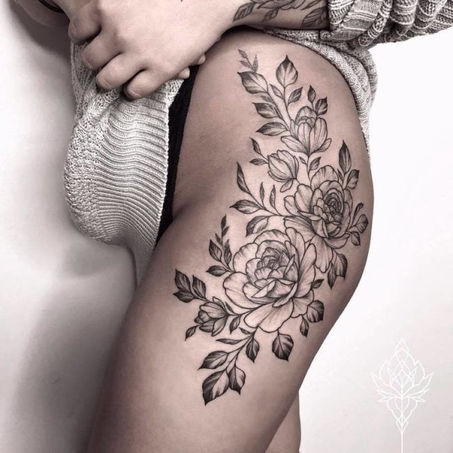 tatuaje rosa 187