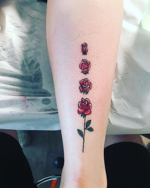 tatuaje rosa 189