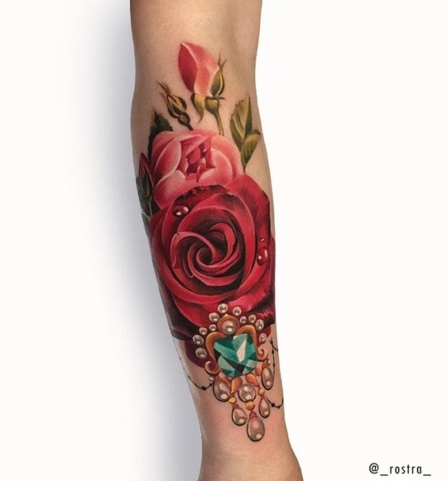 tatuaje rosa 193