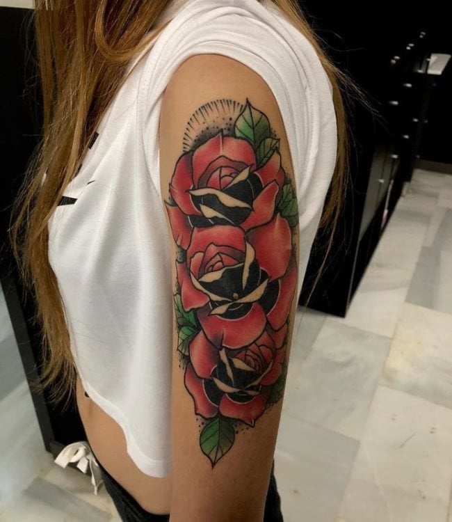 tatuaje rosa 201