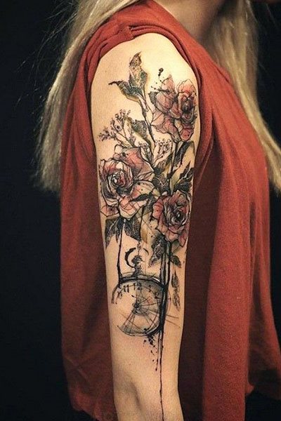 tatuaje rosa 275