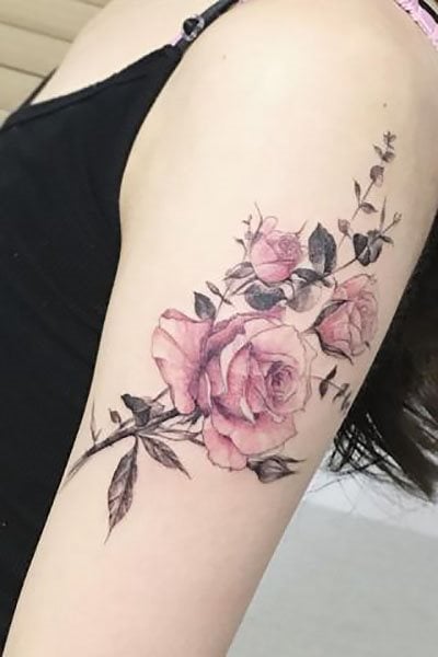 tatuaje rosa 285