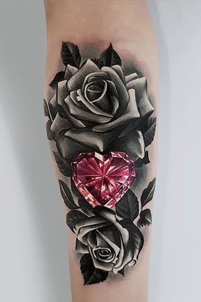 tatuaje rosa 87
