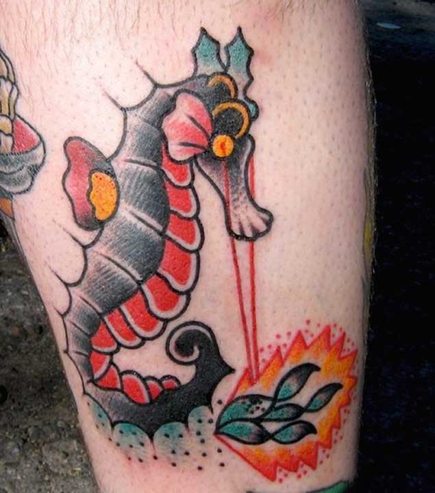 tatuaje caballito de mar 149