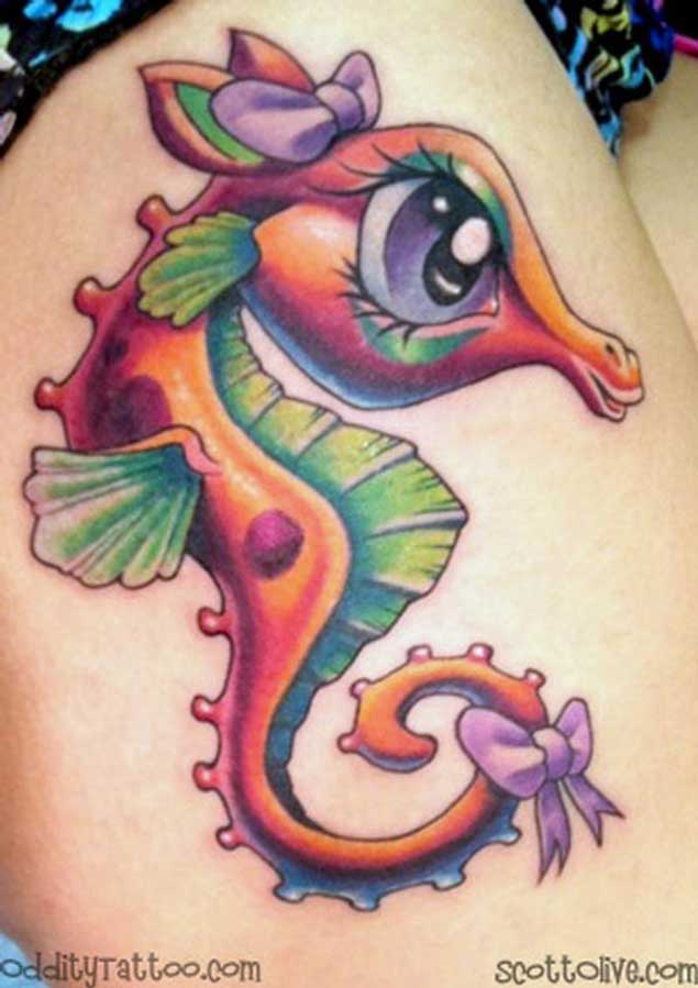 tatuaje caballito de mar 170