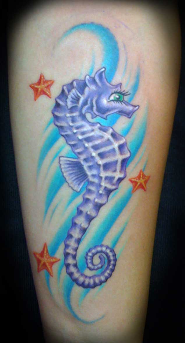tatuaje caballito de mar 218