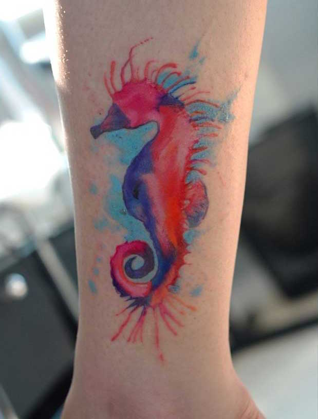 tatuaje caballito de mar 287