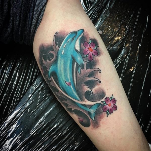 tatuaje delfin 131