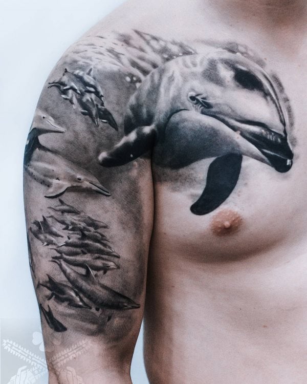 tatuaje delfin 179