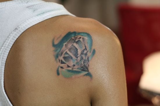 tatuaje diamante 263