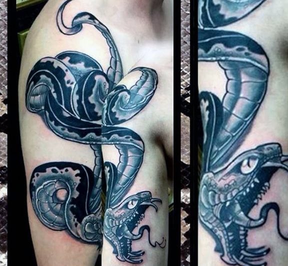 tatuaje serpiente 164
