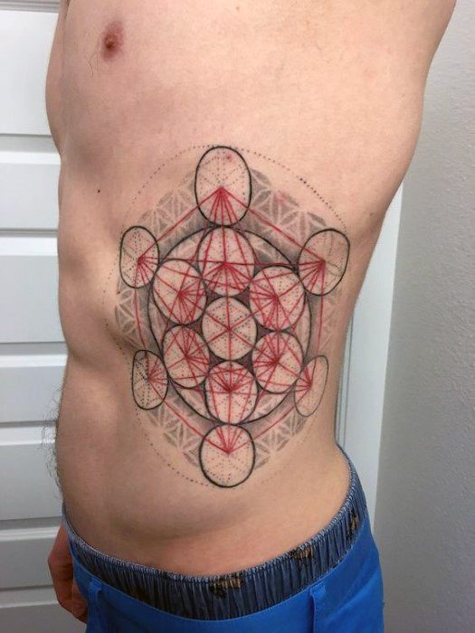 tatuaje cubo metatron 105