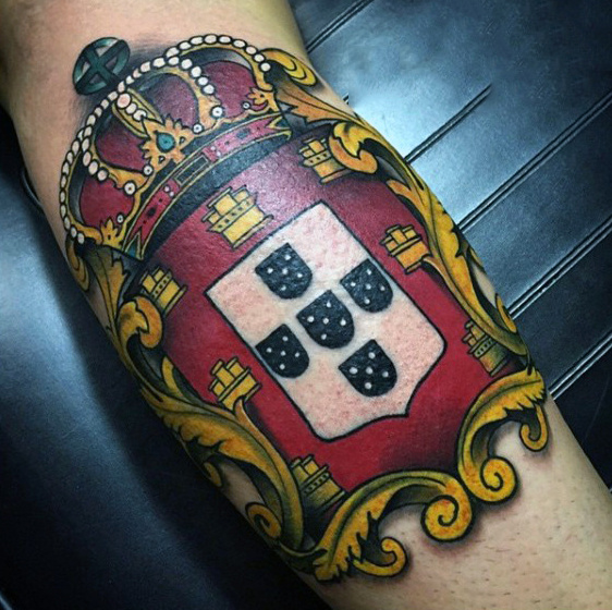 tatuaje escudo familia heraldico 22