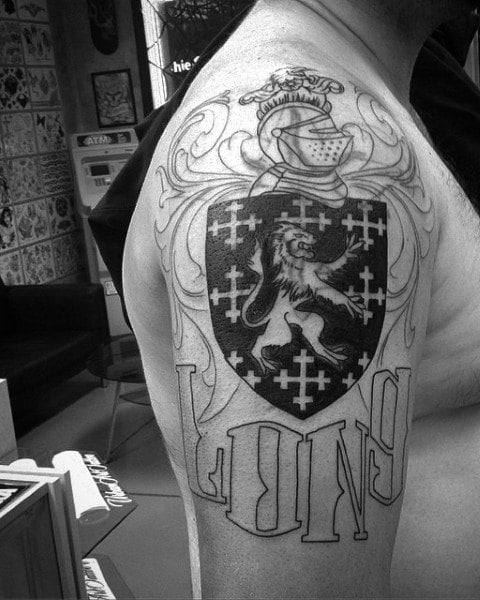tatuaje escudo familia heraldico 66