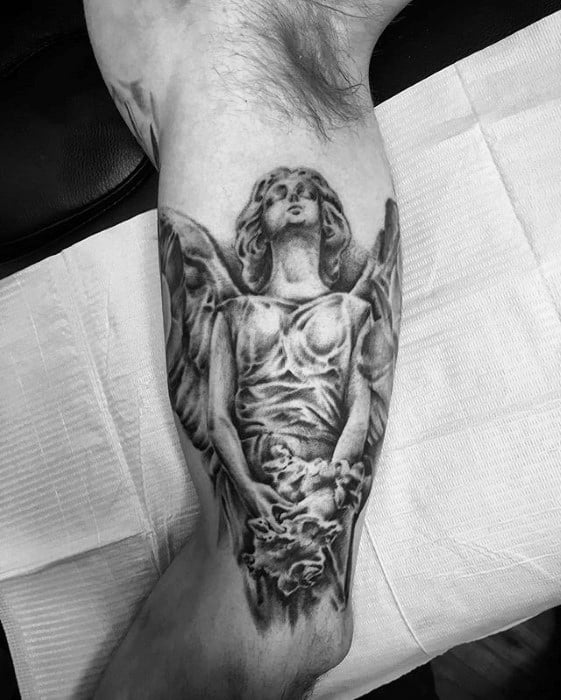 tatuaje estatua angel 27