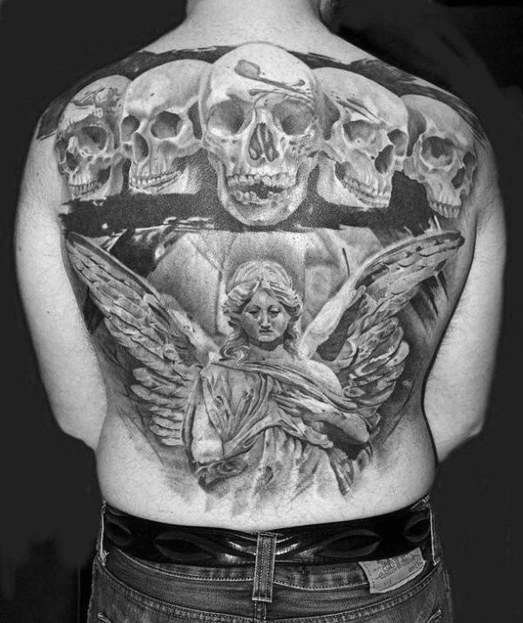 tatuaje estatua angel 29