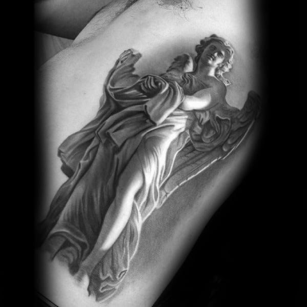 tatuaje estatua angel 63