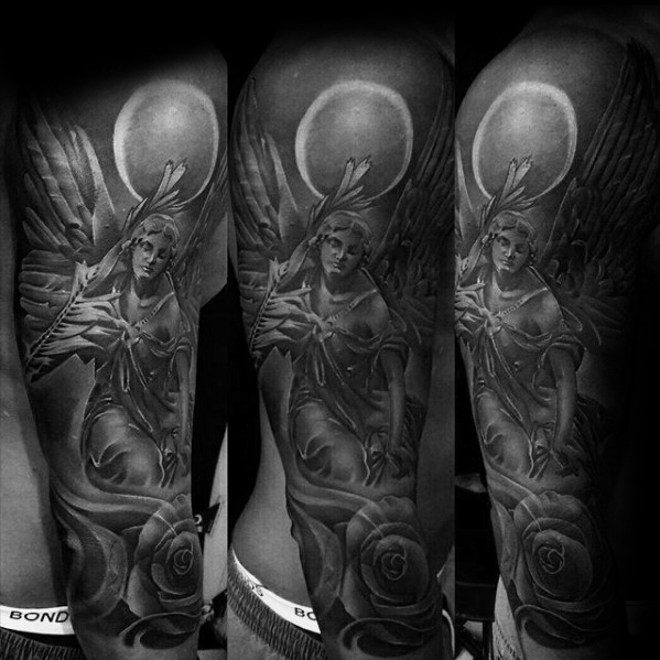 tatuaje estatua angel 65