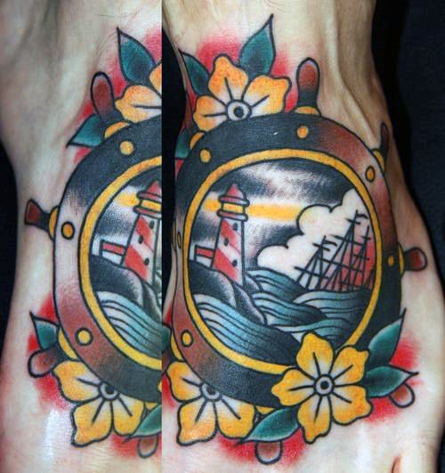 tatuaje timon barco 78