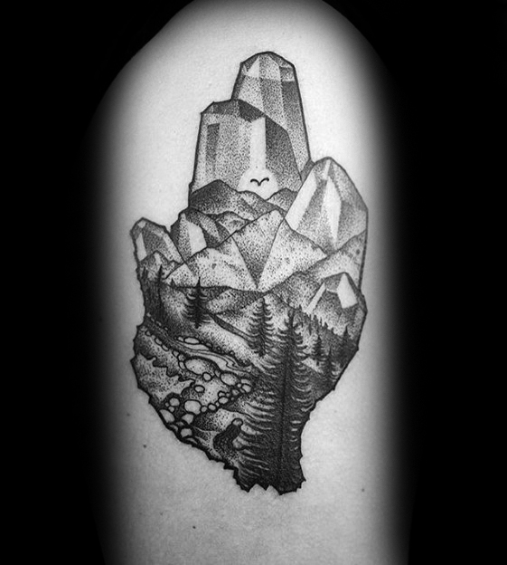 tatuaje cristal 44