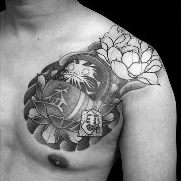 tatuaje muneca daruma 96