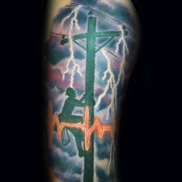 tatuaje para electricista 34