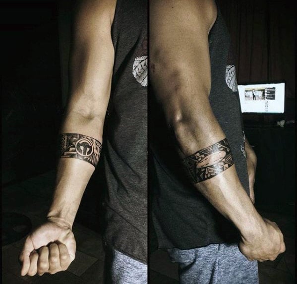 tatuaje brazalete tribal 25