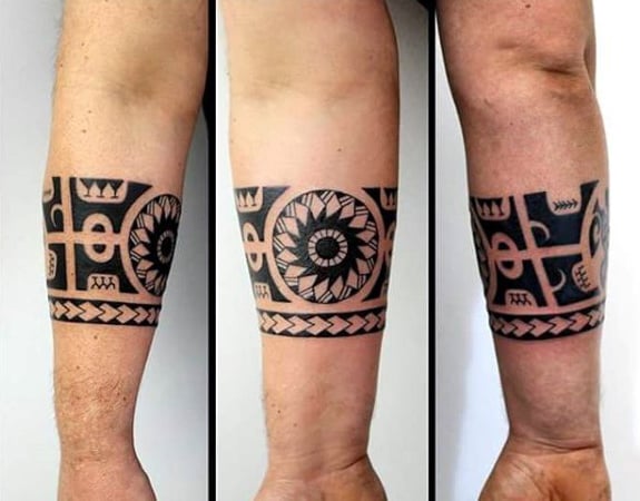 tatuaje brazalete tribal 37