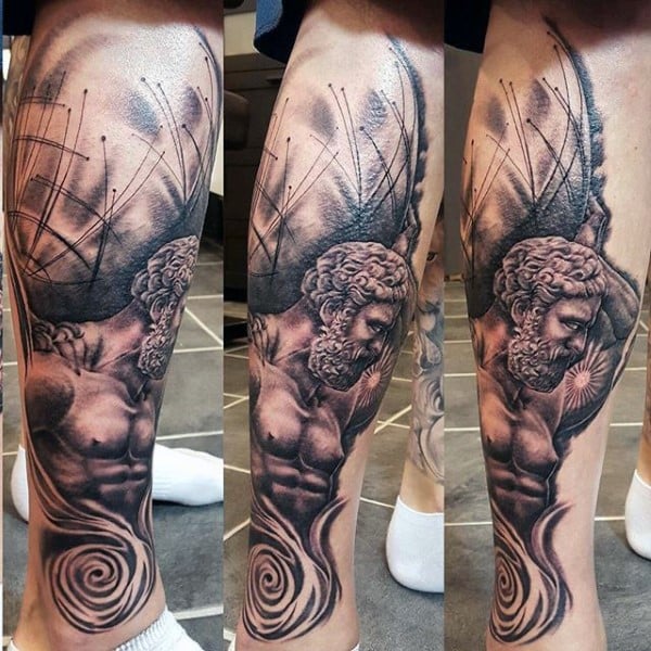 tatuaje dios atlas 61