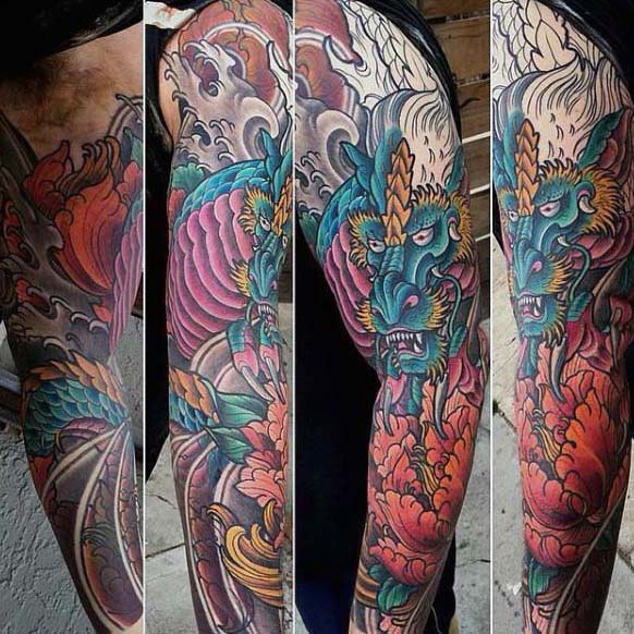tatuaje dragon japones 11