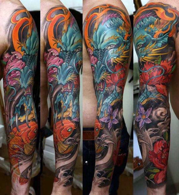 tatuaje dragon japones 117
