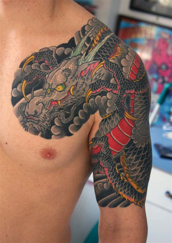 tatuaje dragon japones 131
