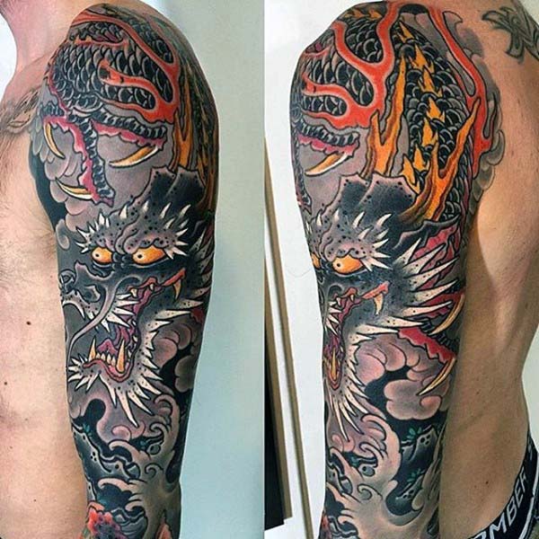 tatuaje dragon japones 133